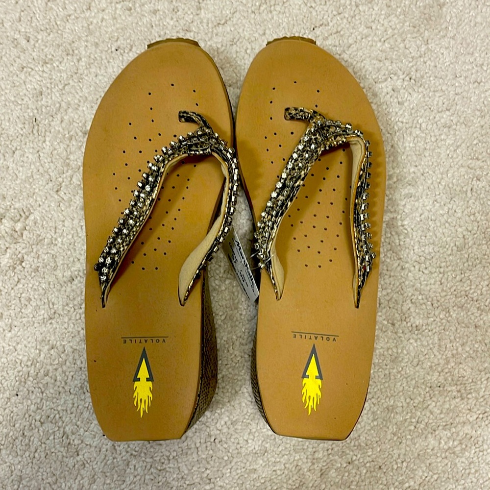 Volatile Platform flip Flops